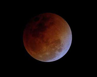Lunar Eclipse - 600mm lens - (C)ICSTARS Astronomy
