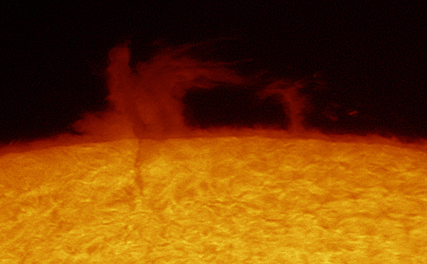 Loop Prominence imaged 21 October, 2010