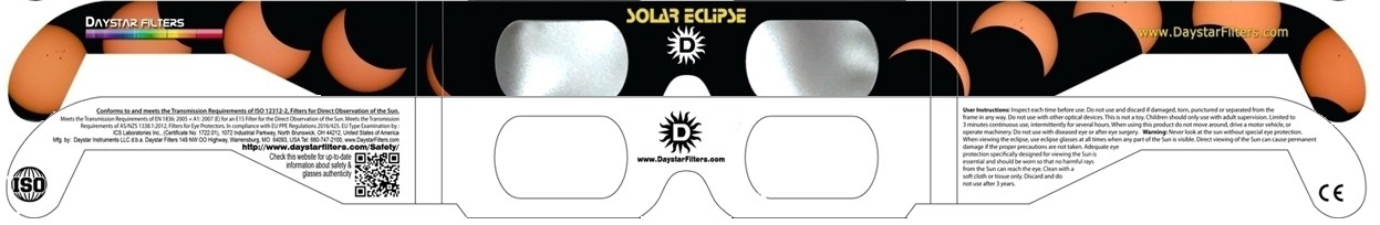 SOLAR ECLIPSE style Eclipse Solar Glasses