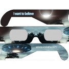 I WANT TO BELIEVE Alien style FUNNER Eclipse Solar Glasses (5 pack)