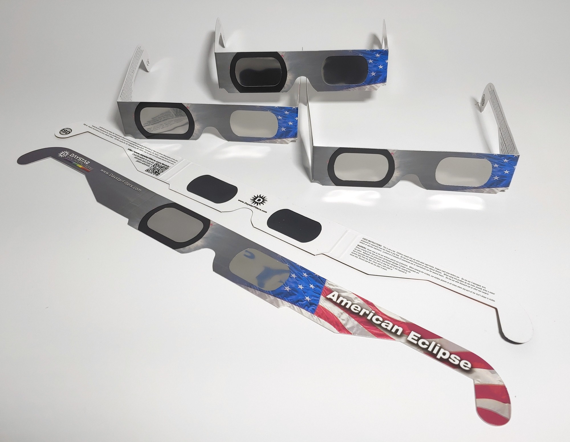 AMERICAN ECLIPSE style not dated Eclipse Solar Glasses (5 pack)