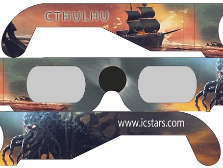 CTHULHU style FUNNER Eclipse Solar Glasses (5 pack)