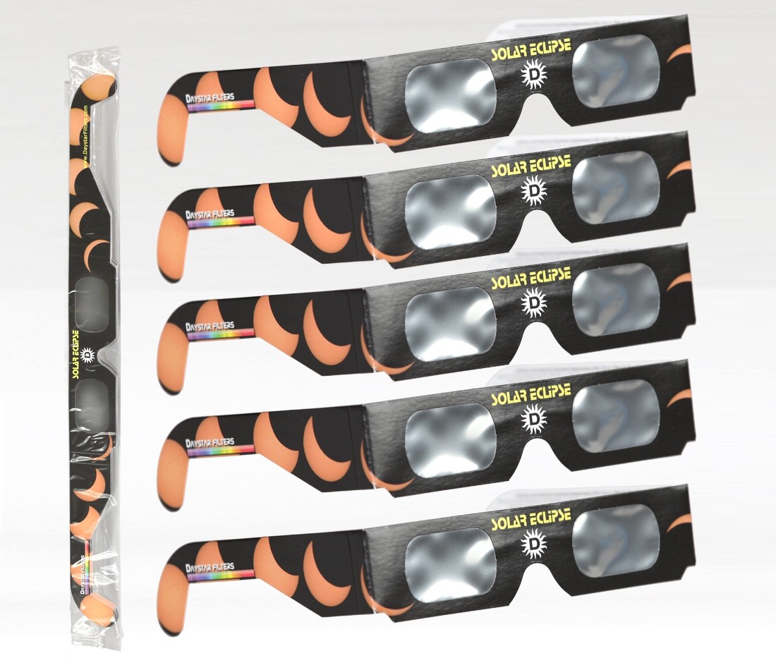 SOLAR ECLIPSE style Eclipse Solar Glasses (5 pack)