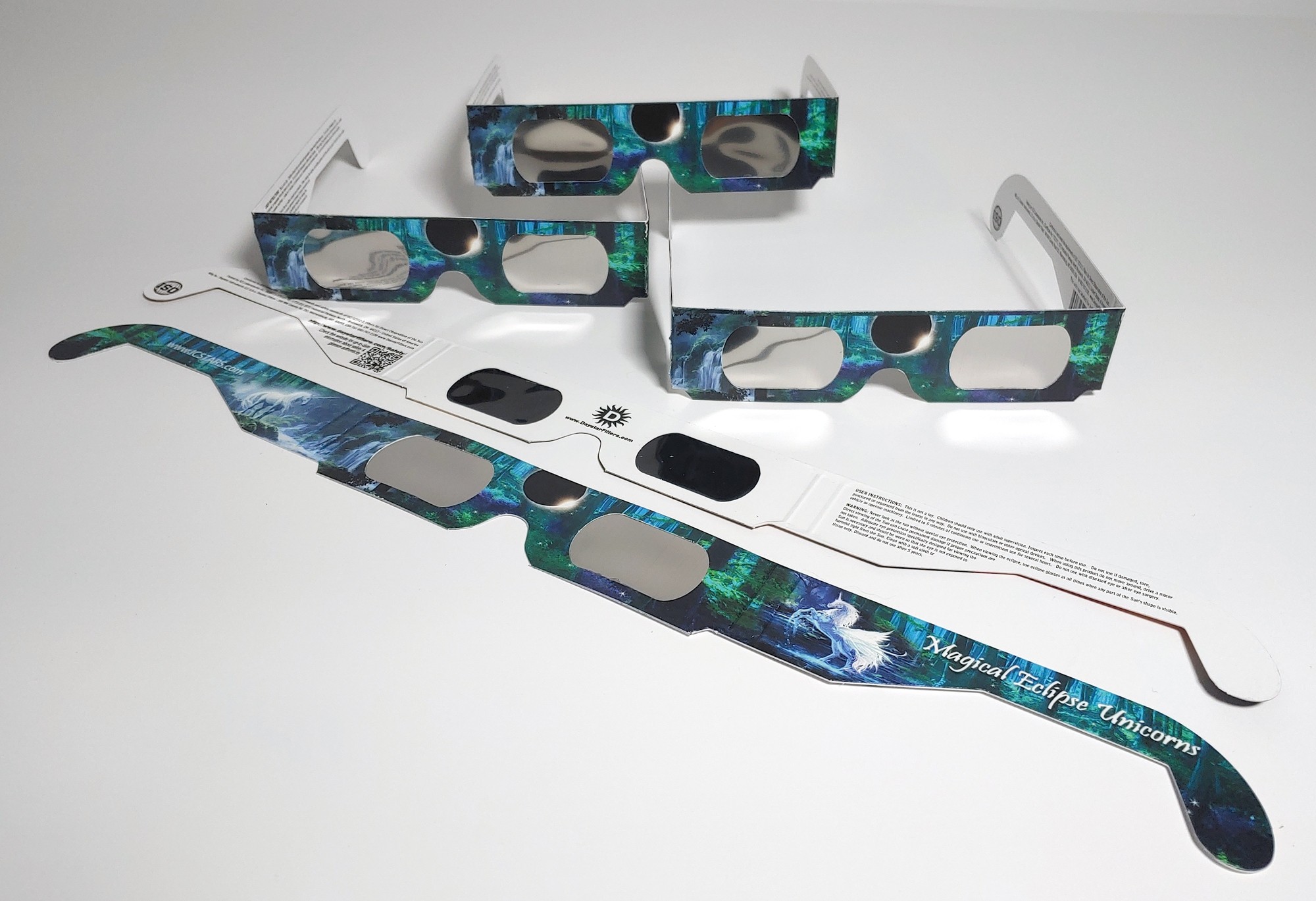 MAGICAL ECLIPSE UNICORNS style FUNNER Eclipse Solar Glasses